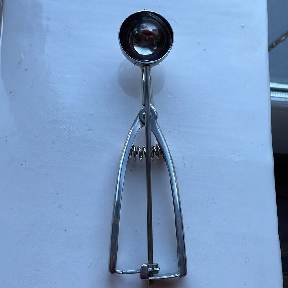 Vintage Hand Scooper Inox 18/8 Stainless Steel For Ice cream,Sherbet Rare Italy
